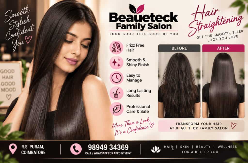Hair Straightening in coimbatore