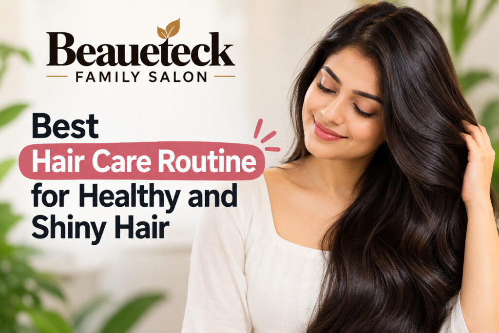Best Hair Care Routine for Healthy and Shiny Hair | Beaueteck Family Salon